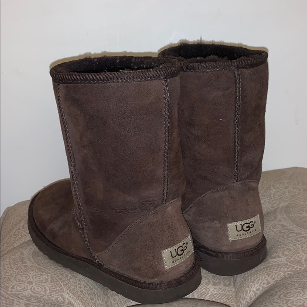 Brown uggs lightly worn
